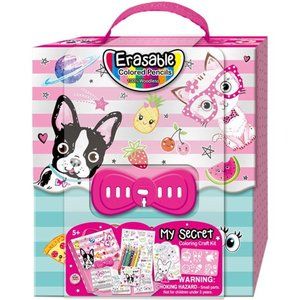 COPY - Kids Coloring Set --Travel Toys On The Go for girls. Erasable Colored Pe…